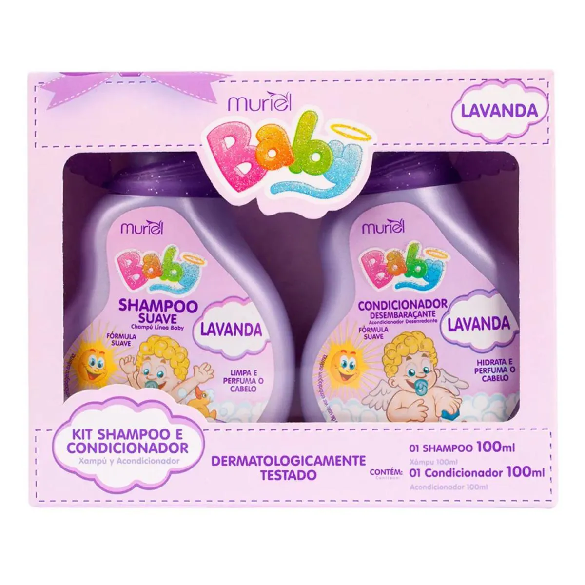 KIT MURIEL BABY BB (SHAMPOO + CONDICIONADOR) LAVANDA 100ML