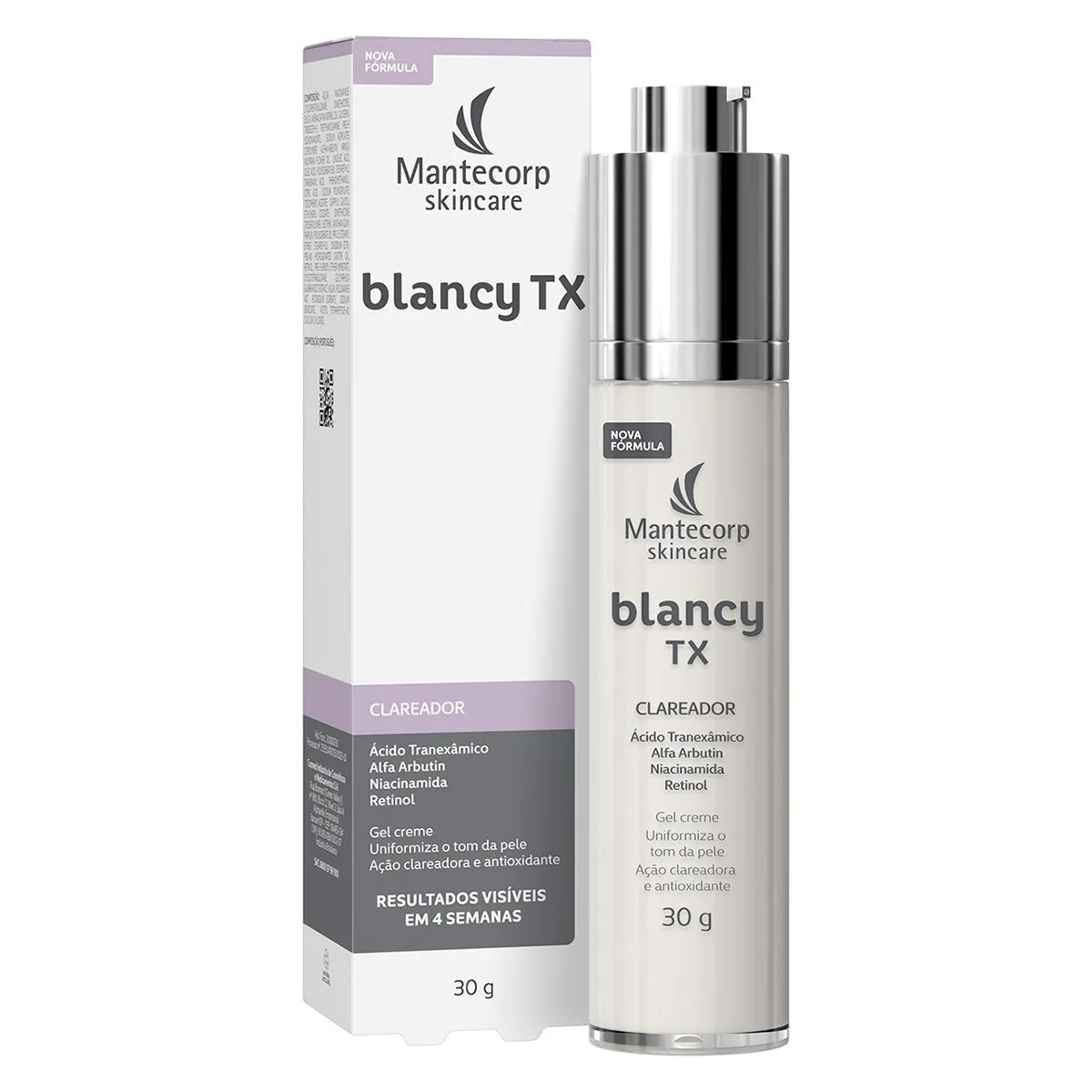 Gel Creme Clareador Facial Blancy TX 30g