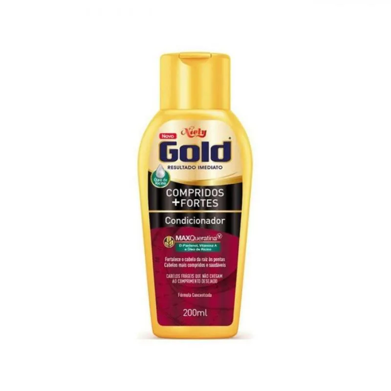 Condicionador Niely Gold Compridos + Fortes Nutrição 175ml