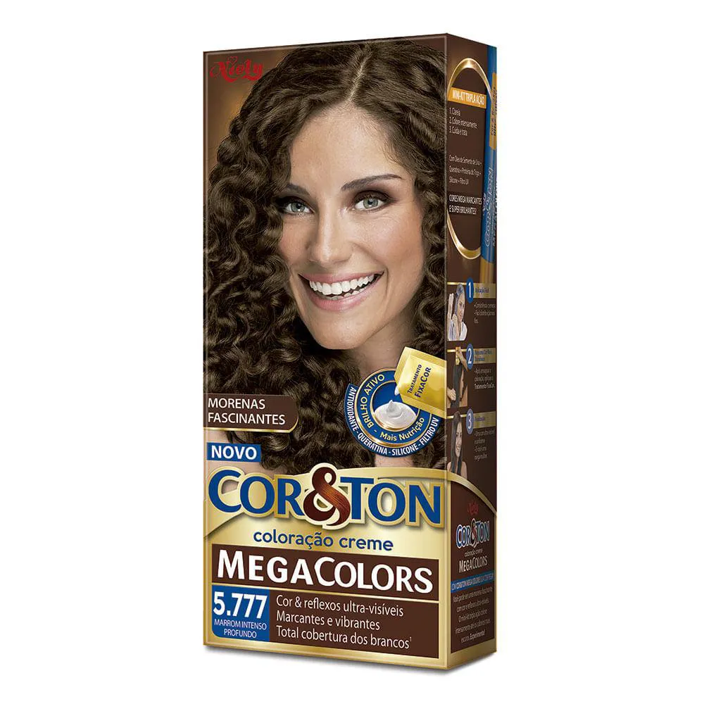 Niely Coloração Cor&Ton Mc 5.777 Marrom Intenso