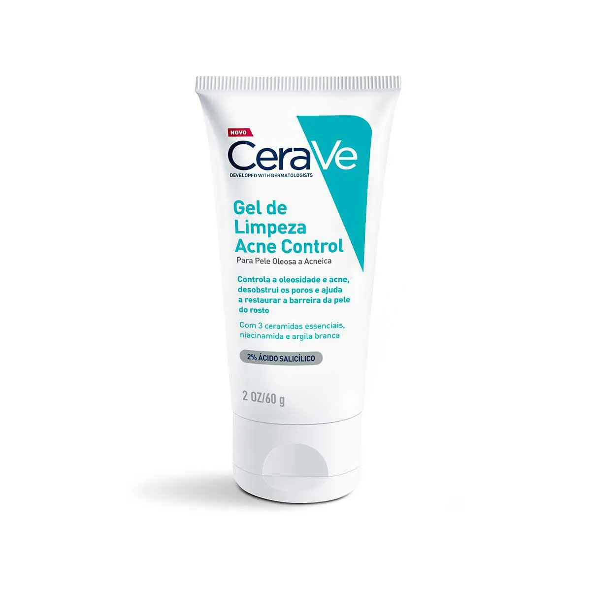 Gel de Limpeza Cerave Acne Control Pele Oleosa a Acneica 60g