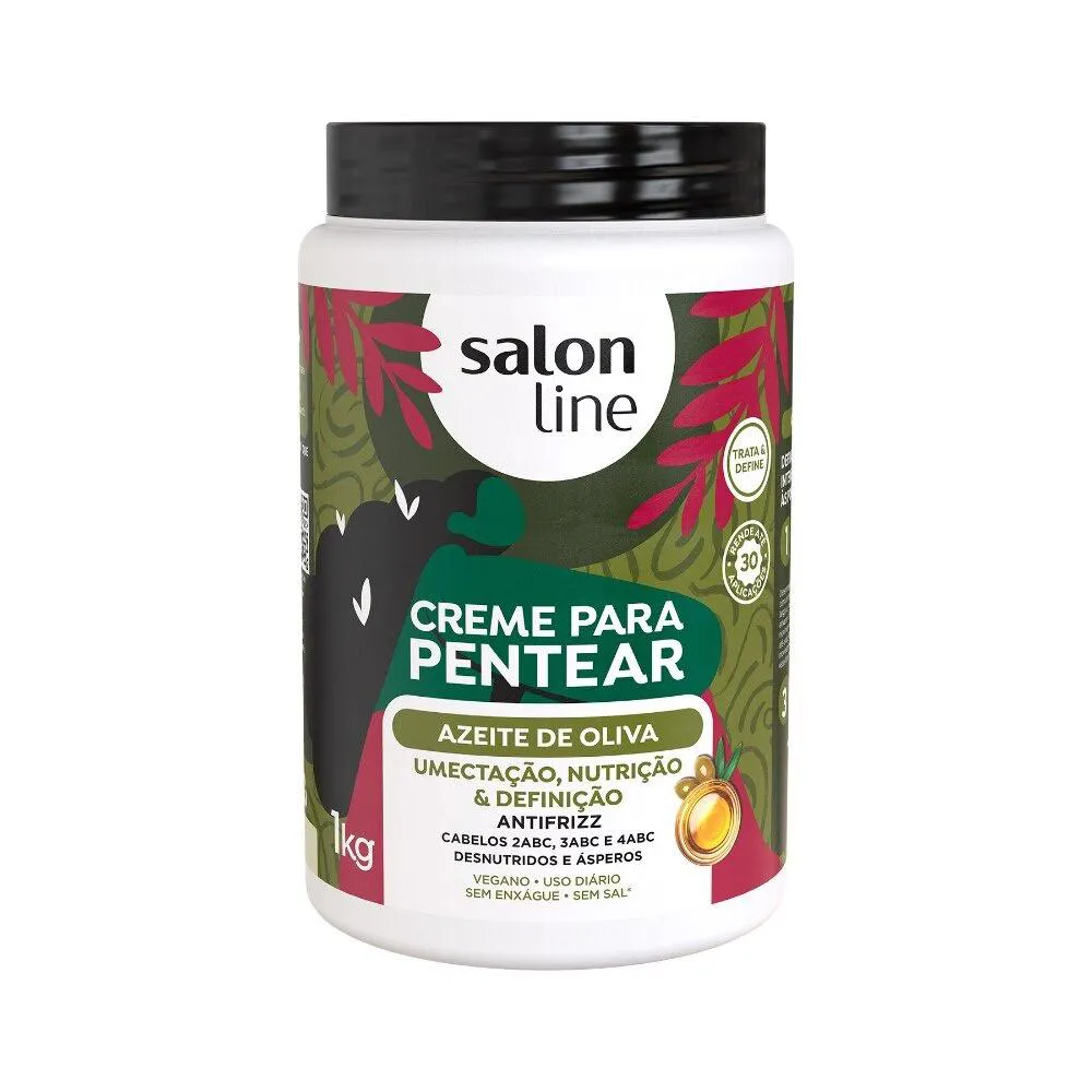 CREME PENTEAR SALON LINE AZEITE DE OLIVA 1KG