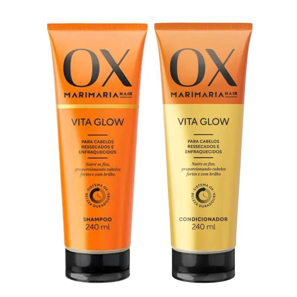 SHAMPOO + CONDICIONADOR MARI MARIA HAIR OX VITA GLOW 240ML