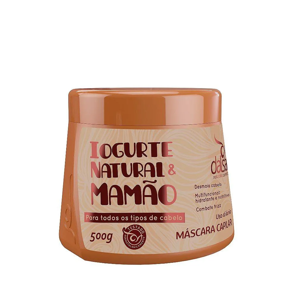 MáSCARA HIDRATANTE IOGURTE NATURAL & MAMãO  500G