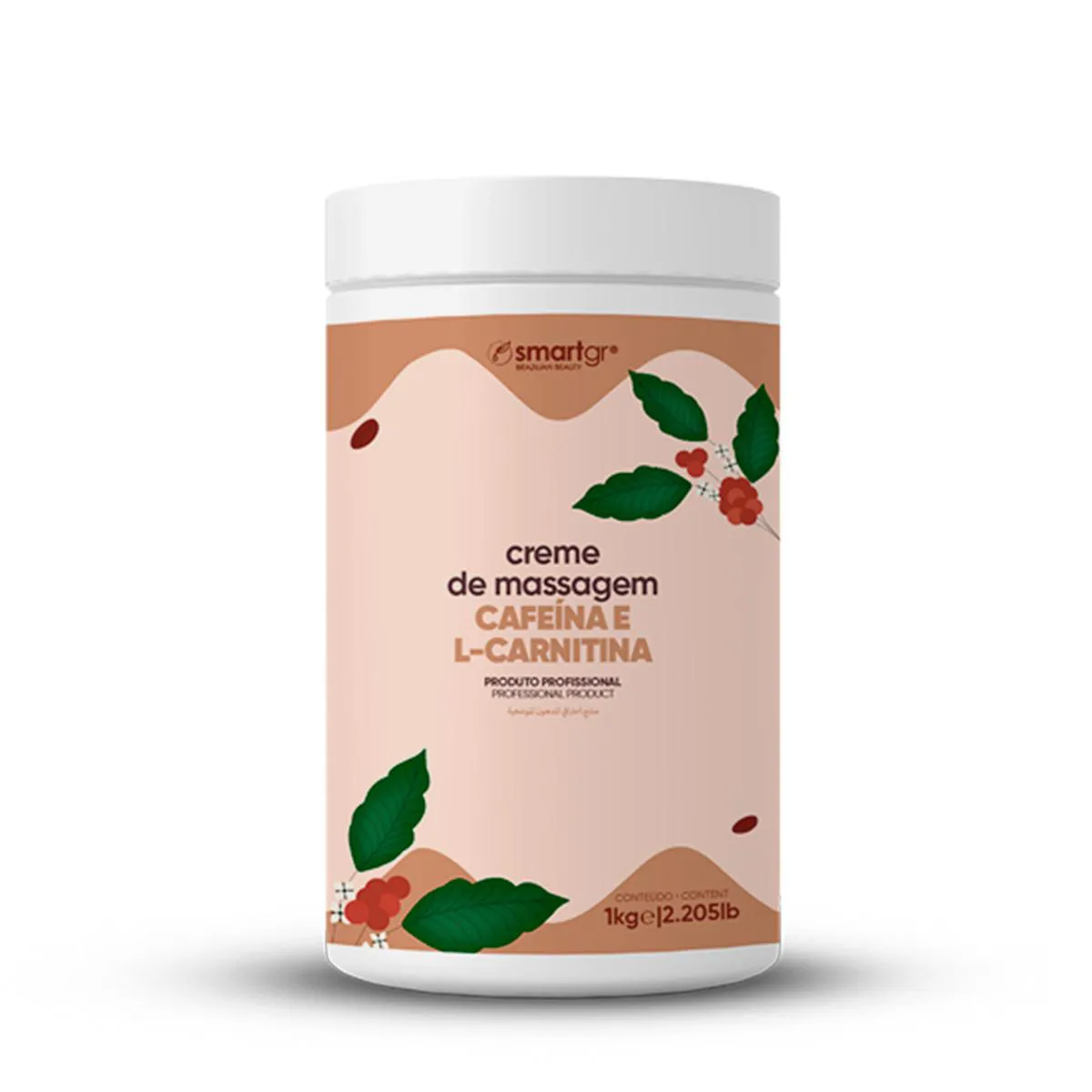 CREME DE MASSAGEM CAFEíNA E L-CARNITINA 1KG SMART GR
