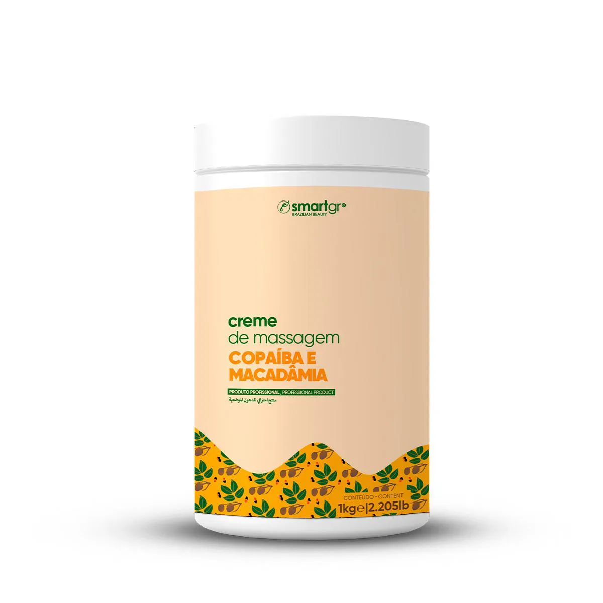 CREME DE MASSAGEM ÓLEO DE COPAíBA 1KG SMART GR