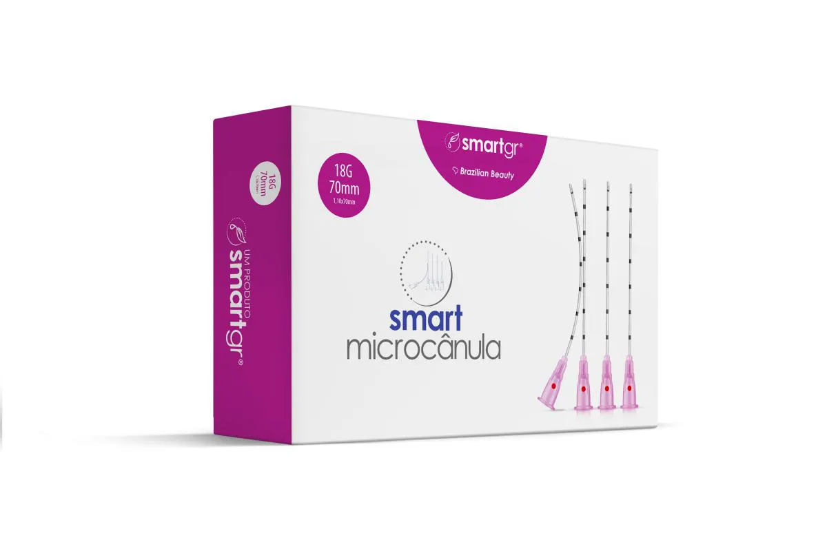 SMART MICROCâNULA SC18G 70MM (CAIXA COM 10) SMART GR