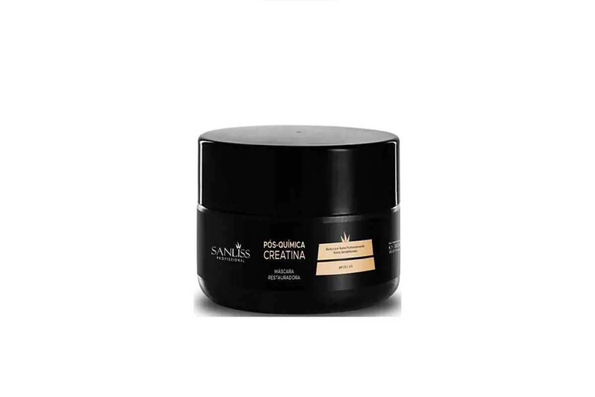 Sanliss Pós-Química Creatina Máscara Restauradora 300 Gr