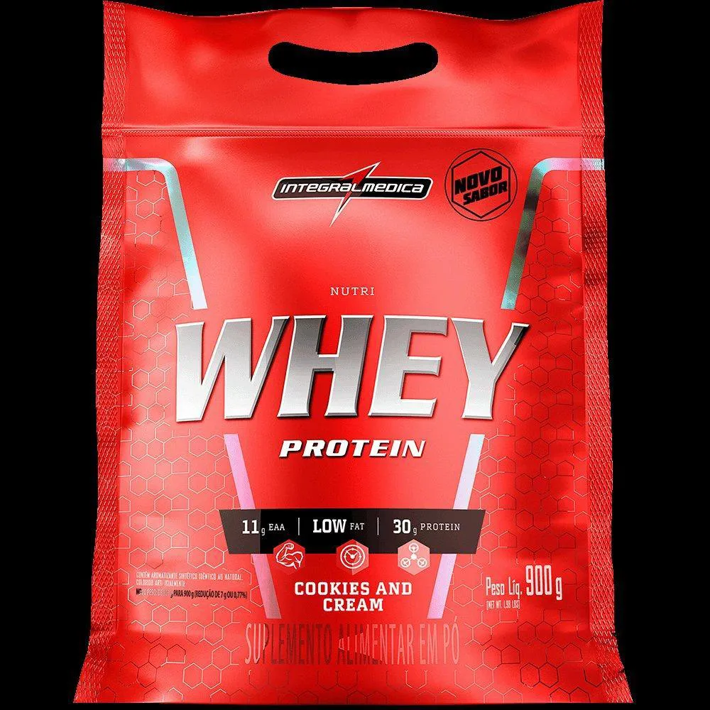 NUTRIWHEY INTEGRALMEDICA COOKIES REFIL 900G