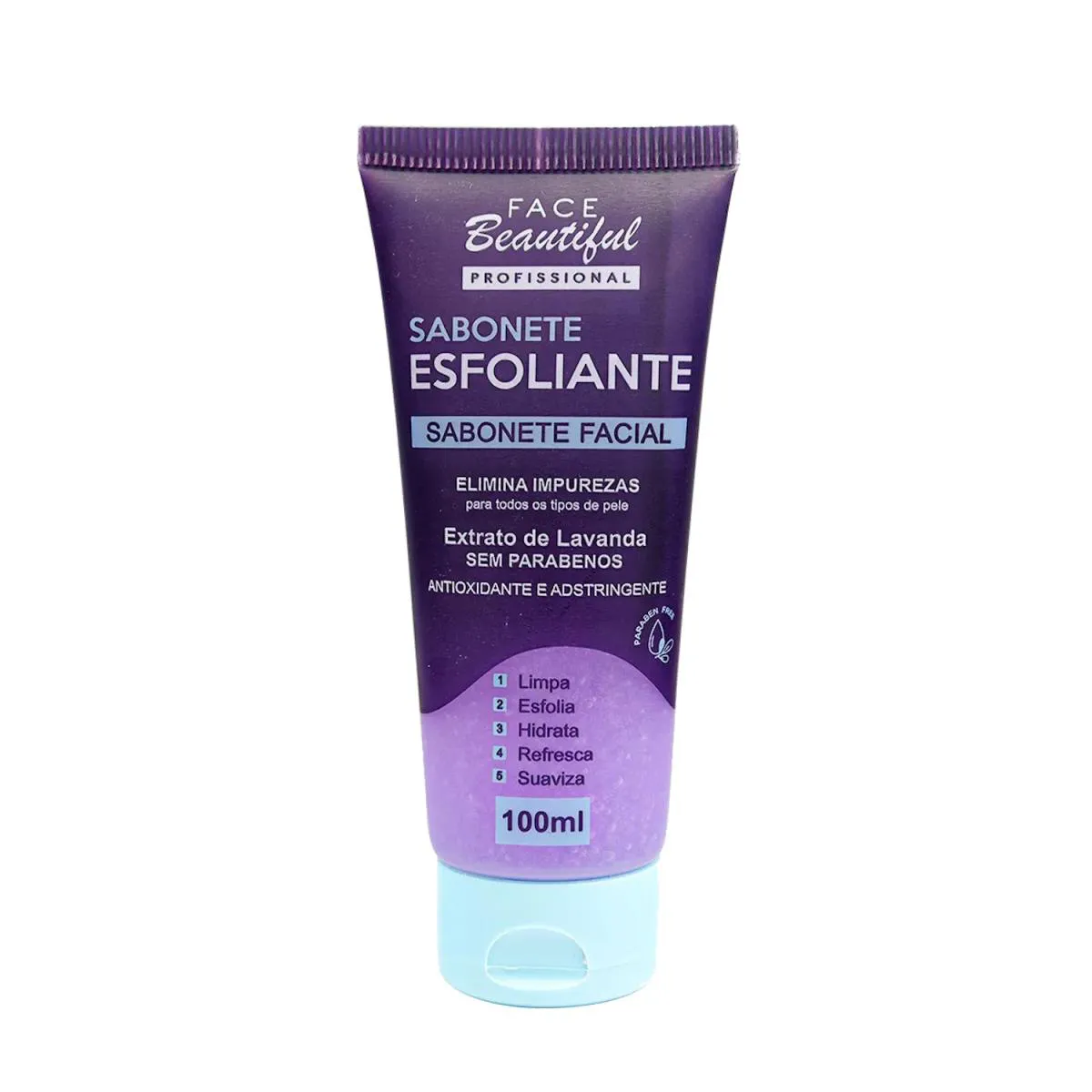 SABONETE ESFOLIANTE LAVANDA 100ML FACE BEAUTIFUL