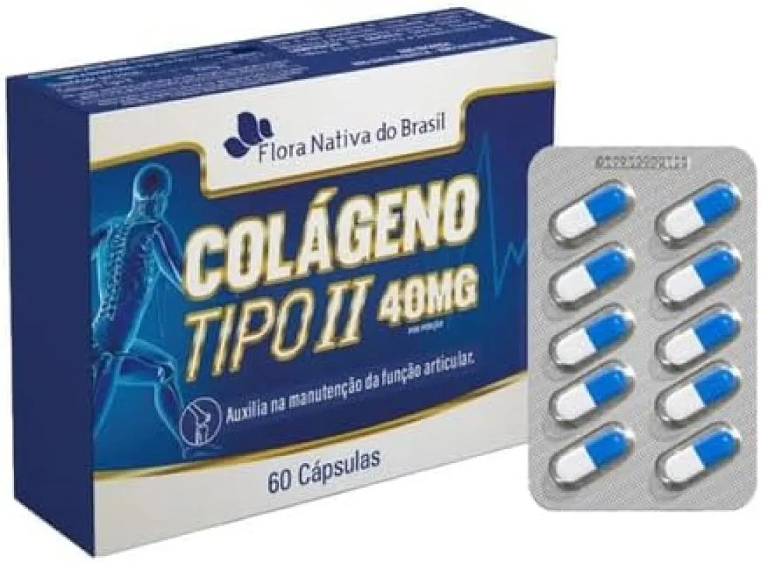 COLáGENO TIPO 2 BLISTER 400MG 60 CAPS FLORA NATIVA