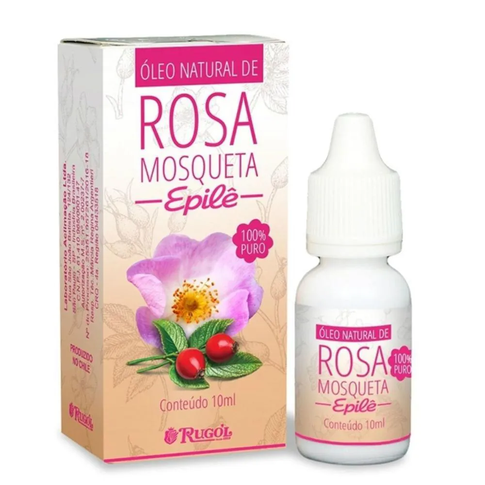 RUGOL EPILê ÓLEO NATURAL DE ROSA MOSQUETA 10ML