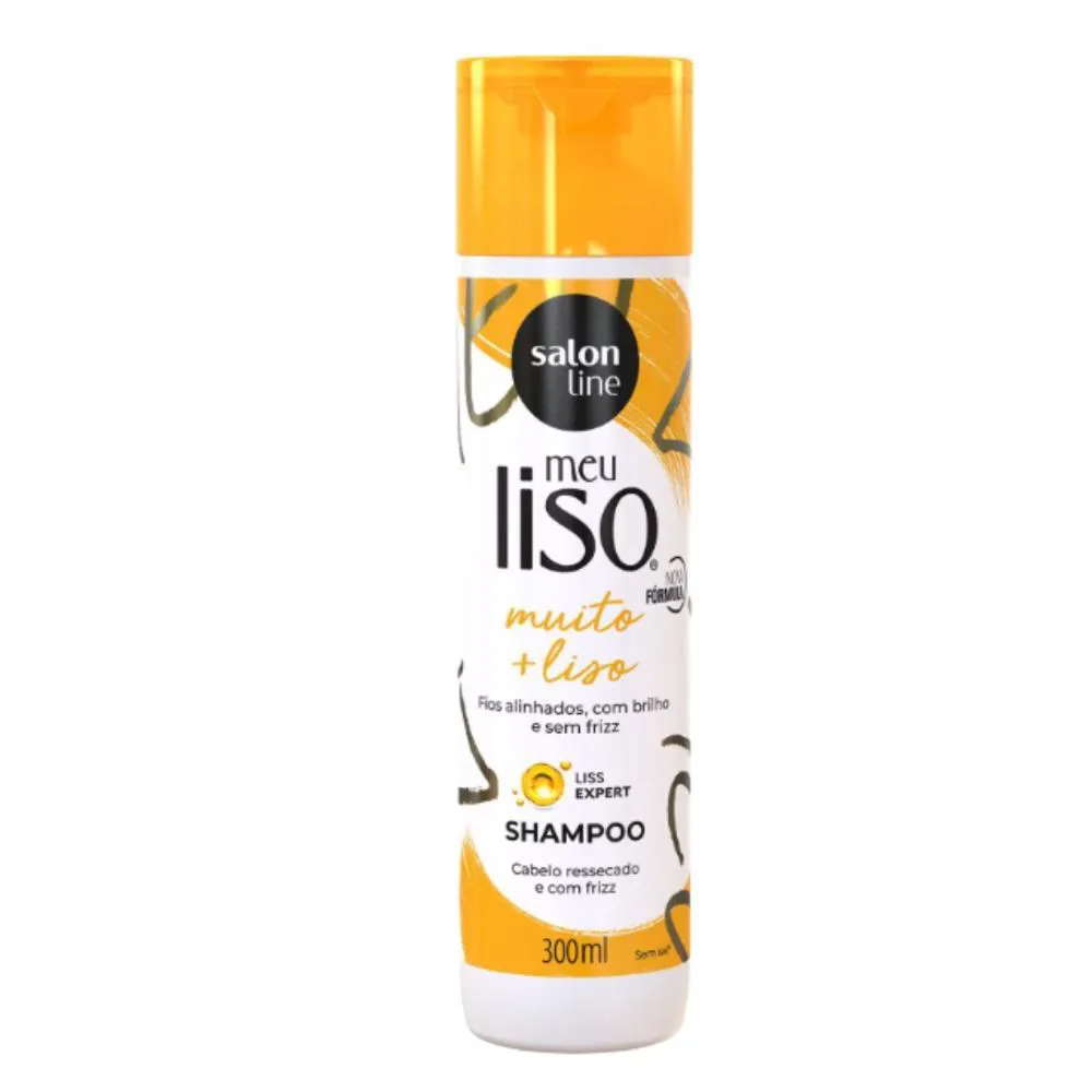 SHAMPOO SALON LINE MEU LISO MUITO + LISO 300ML