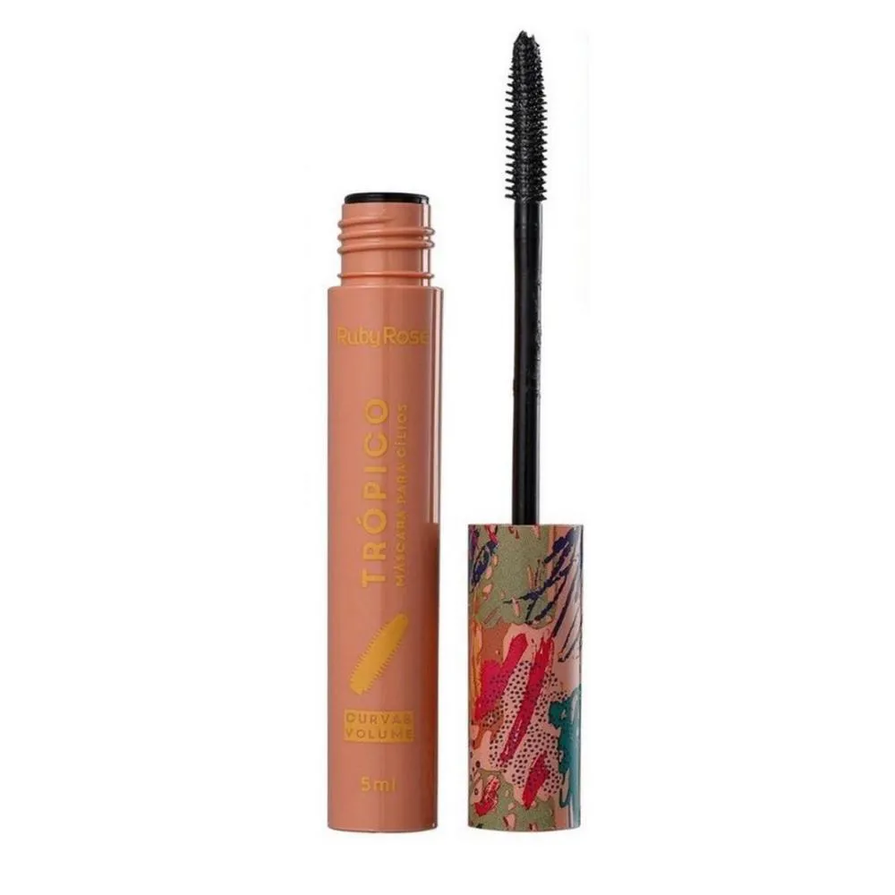 RUBY ROSE TRóPICO MáSCARA PARA CíLIOS CURVA & VOLUME 5G HB-503