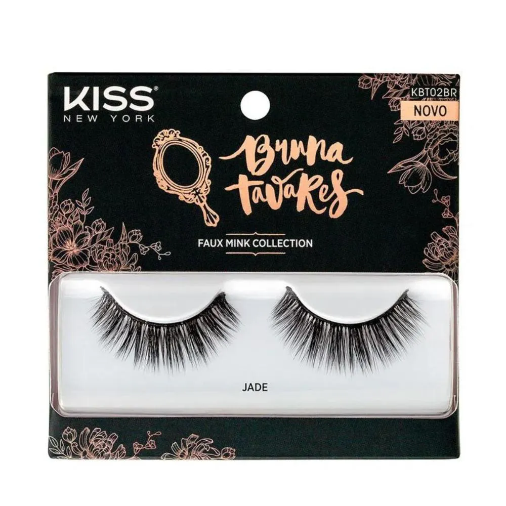 CíLIOS POSTIçOS KISS NY BRUNA TAVARES JADE REF.KBT02BR