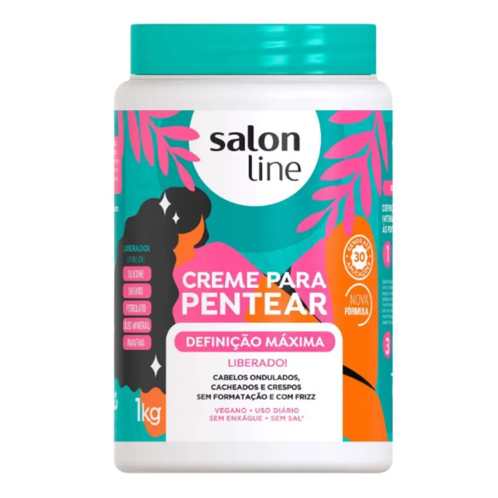 CREME PARA PENTEAR SALON LINE DEFINIçãO MáXIMA 1KG