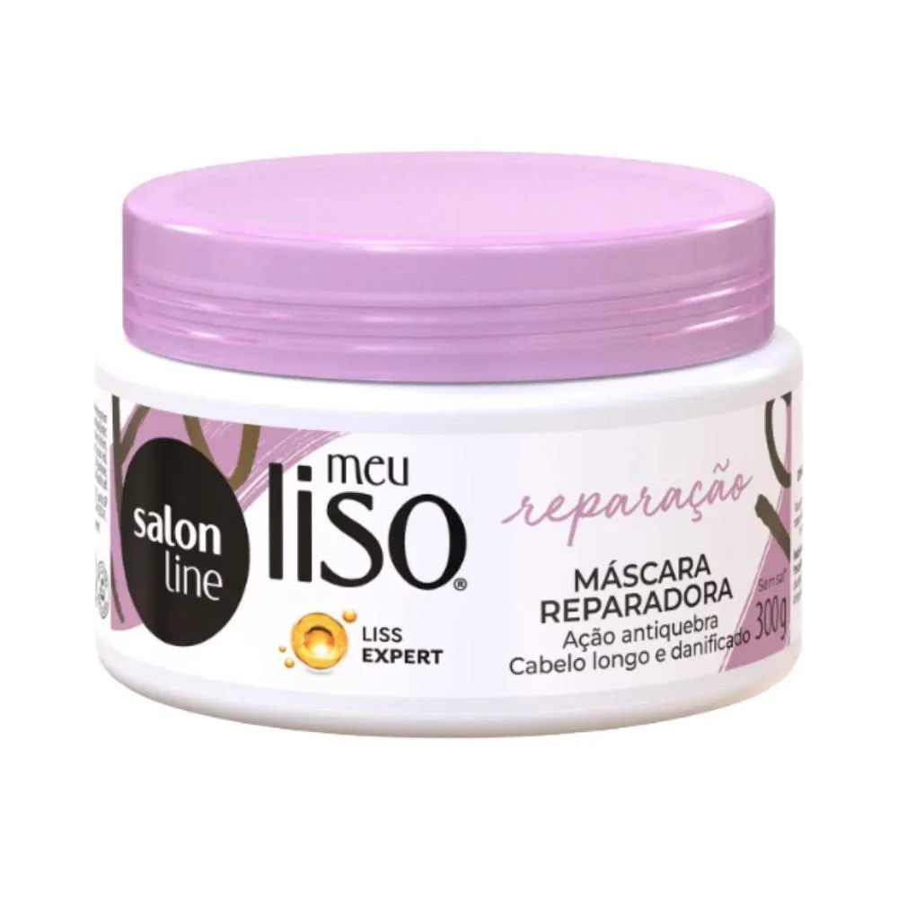 MáSCARA REPARADORA SALON LINE MEU LISO REPARAçãO 300G