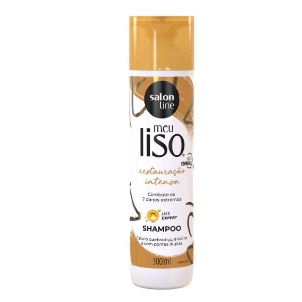 SHAMPOO RESTAURAçãO INTENSA SALON LINE MEU LISO 300ML