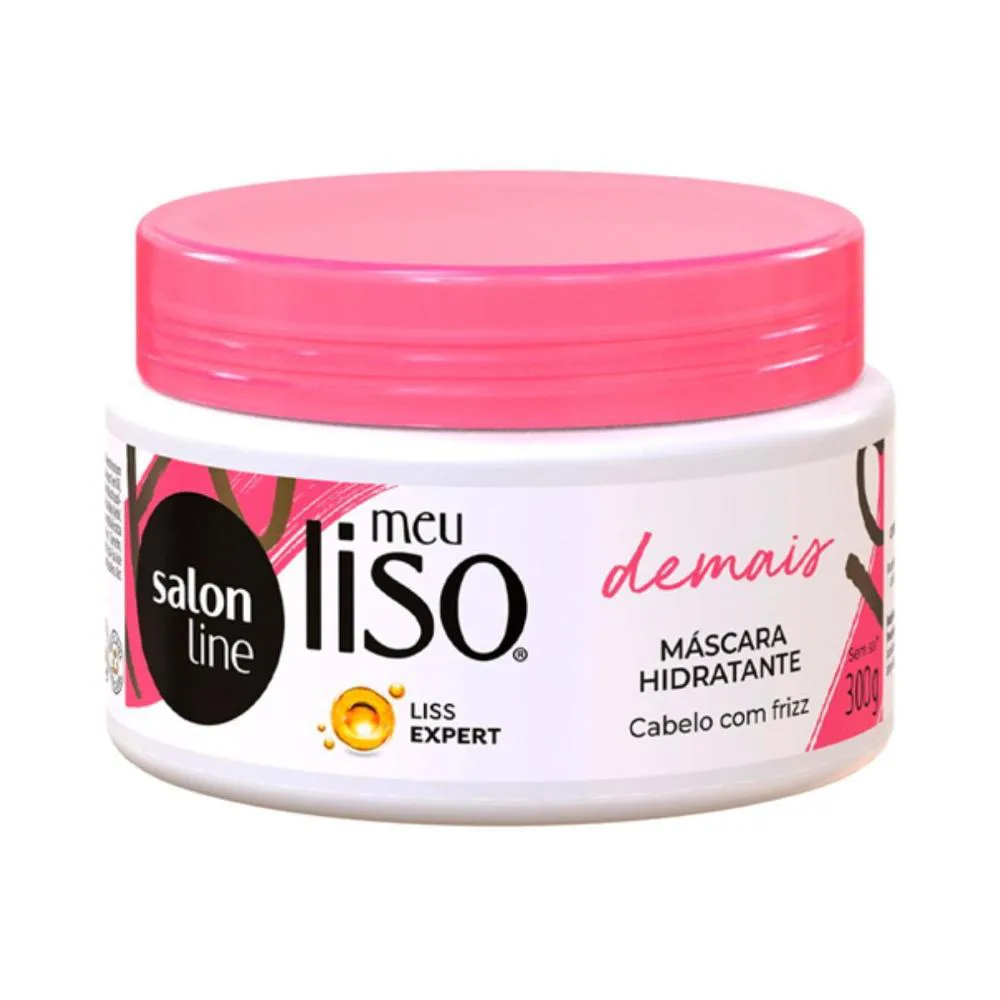 MáSCARA HIDRATANTE SALON LINE MEU LISO DEMAIS 300G
