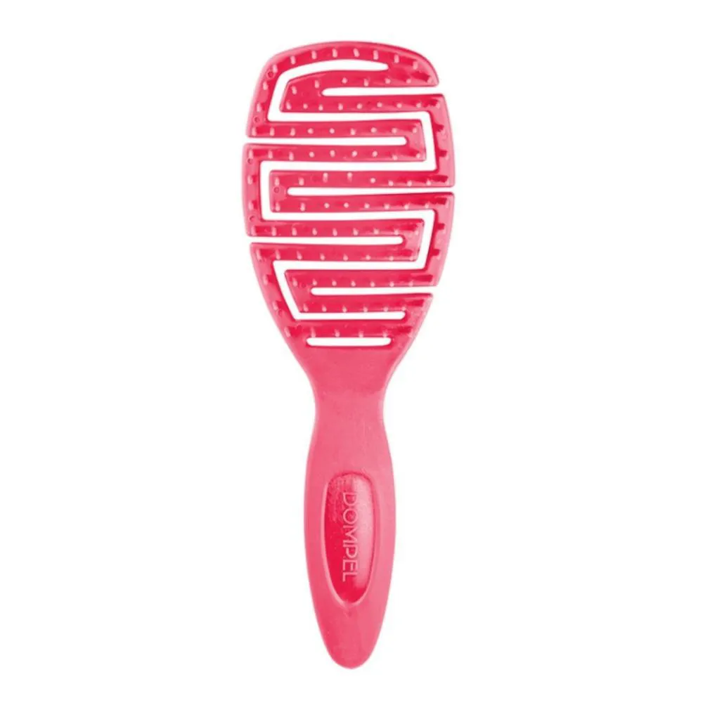 ESCOVA PARA CABELO MAYA COR ROSA DOMPEL