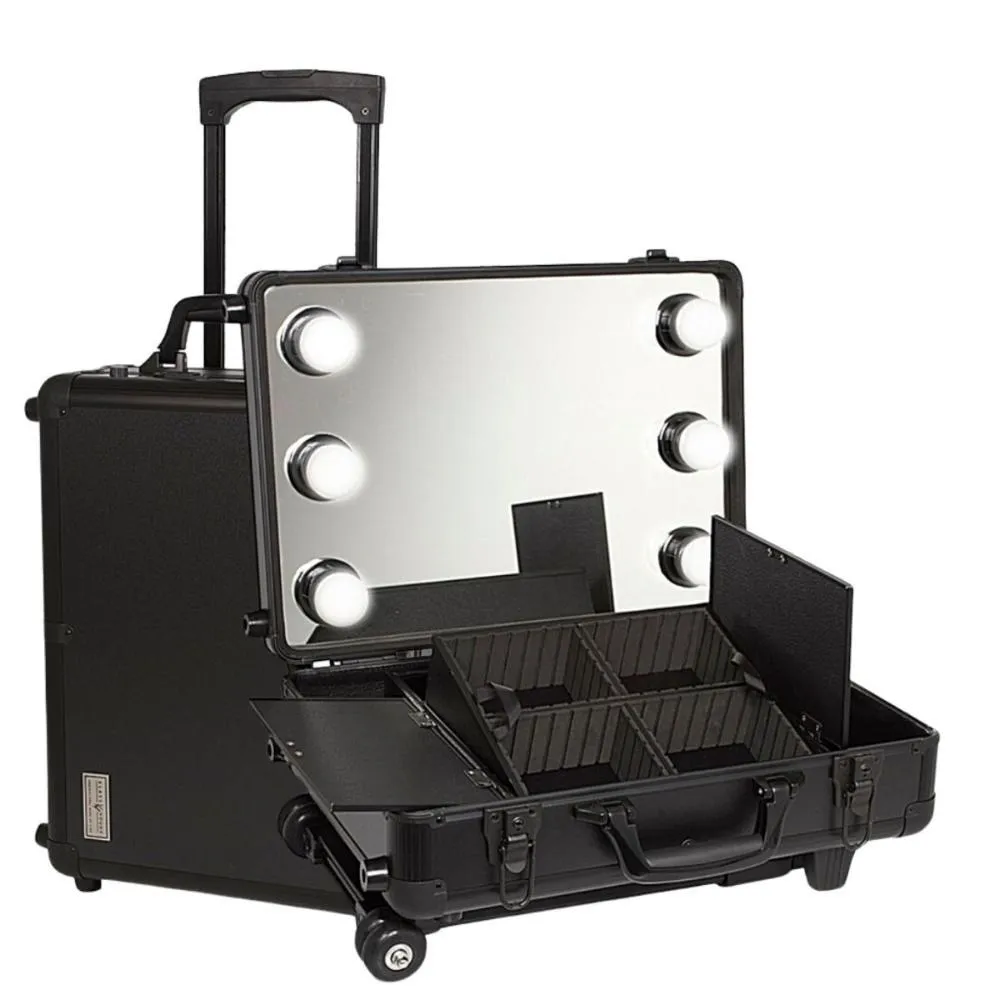 MALETA CAMARIM BALCãO KLASS VOUGH PRETA WB-418T-BL/BL