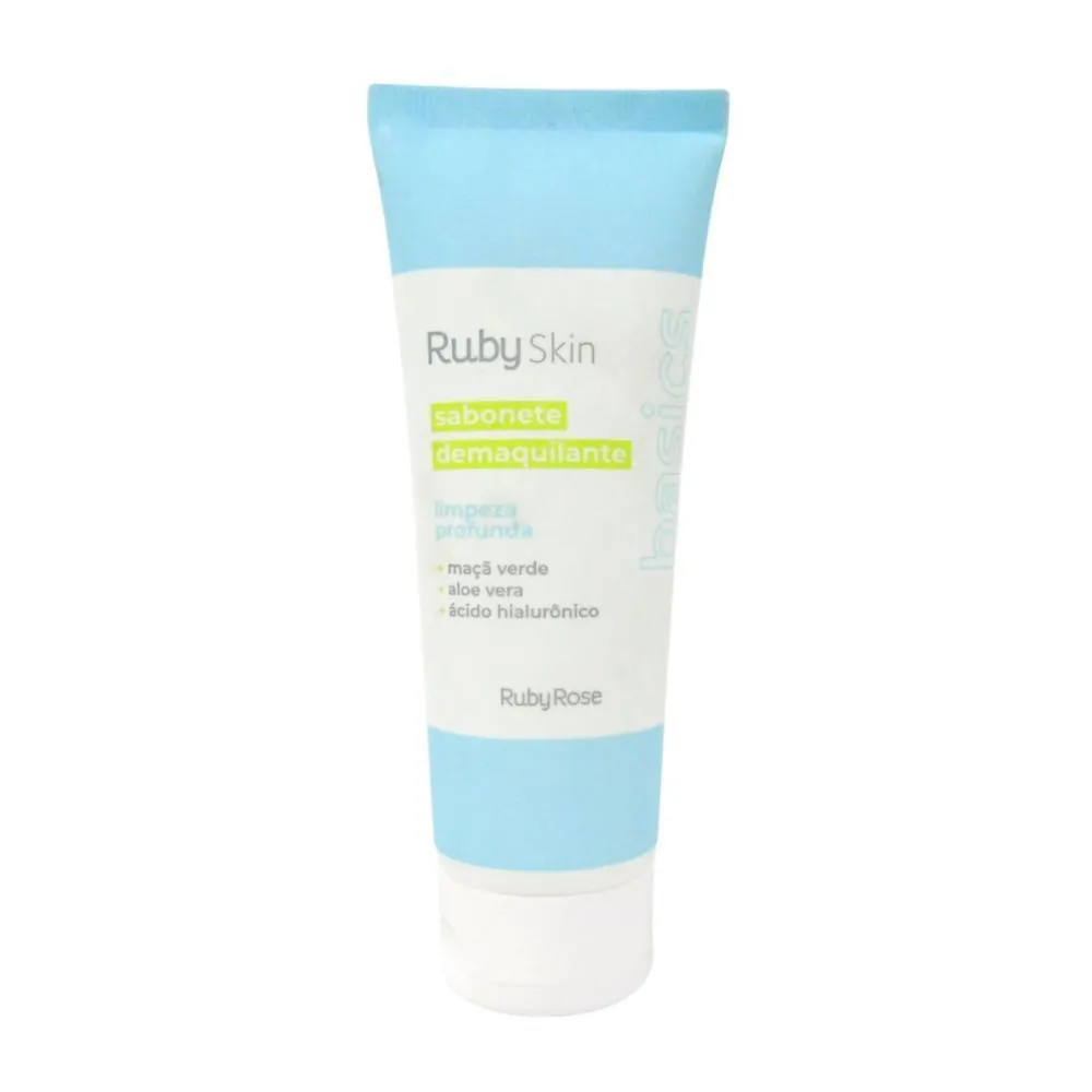 SABONETE DEMAQUILANTE RUBY SKIN BASICS RUBY ROSE 120ML