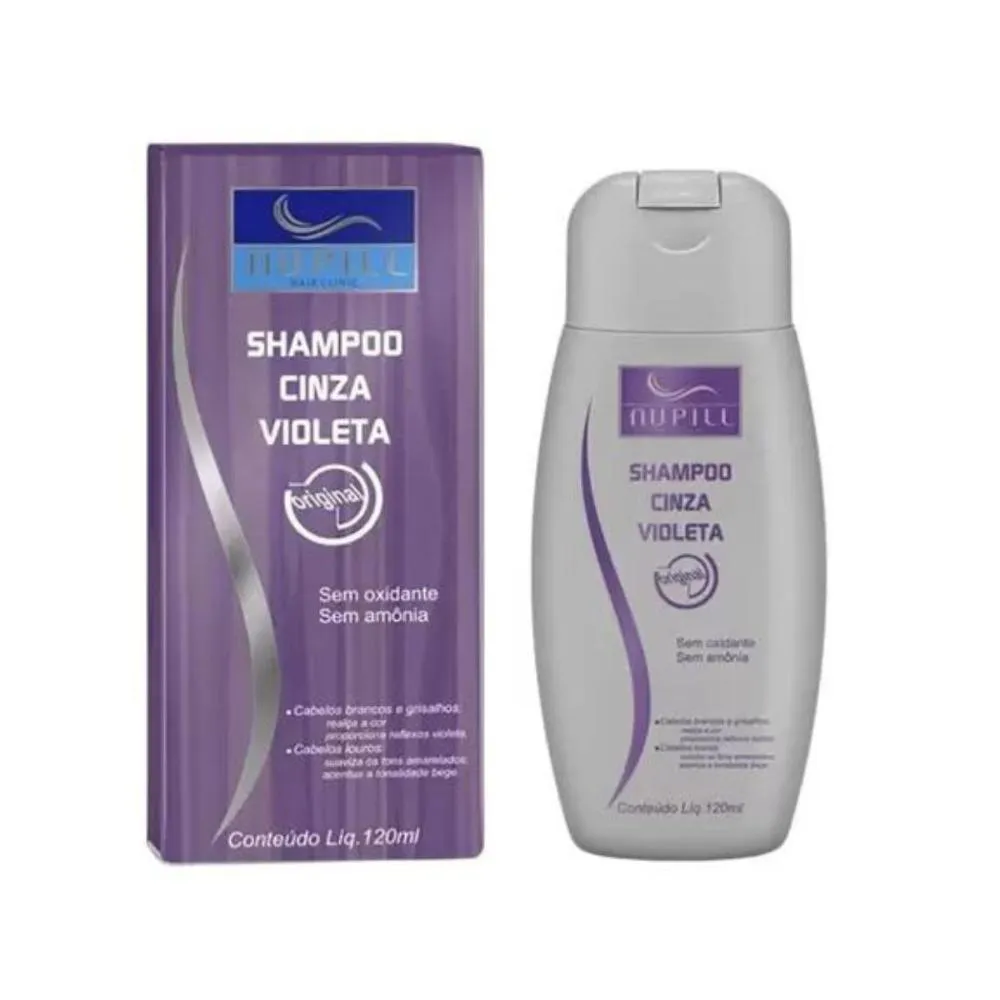 SHAMPOO NUPILL CINZA VIOLETA 120ML