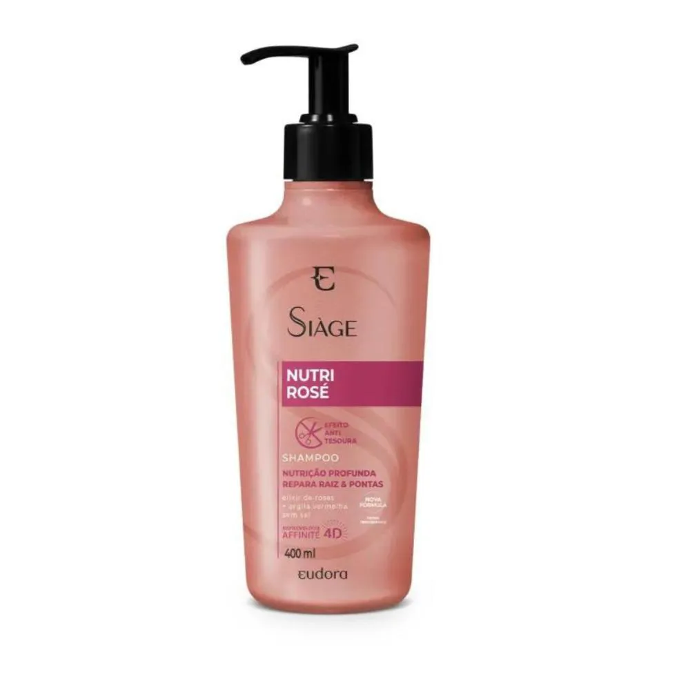 SHAMPOO SIAGE EUDORA NUTRI ROSE 400ML