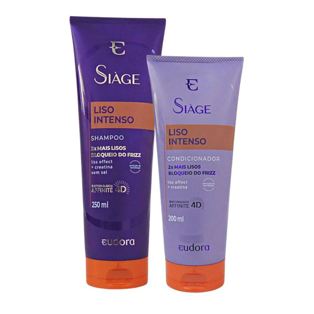 SHAMPOO + CONDICIONADOR SIAGE EUDORA LISO INTENSO