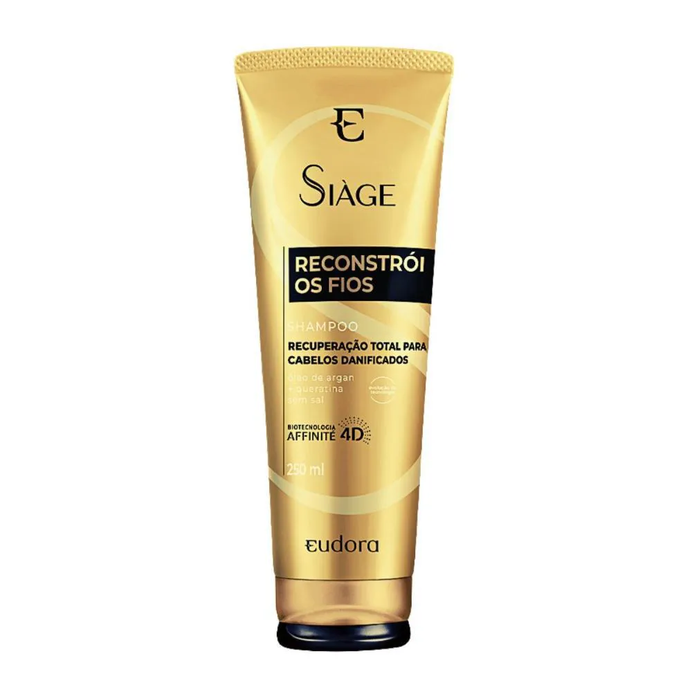 Shampoo Eudora Siage Reconstrução 250ml