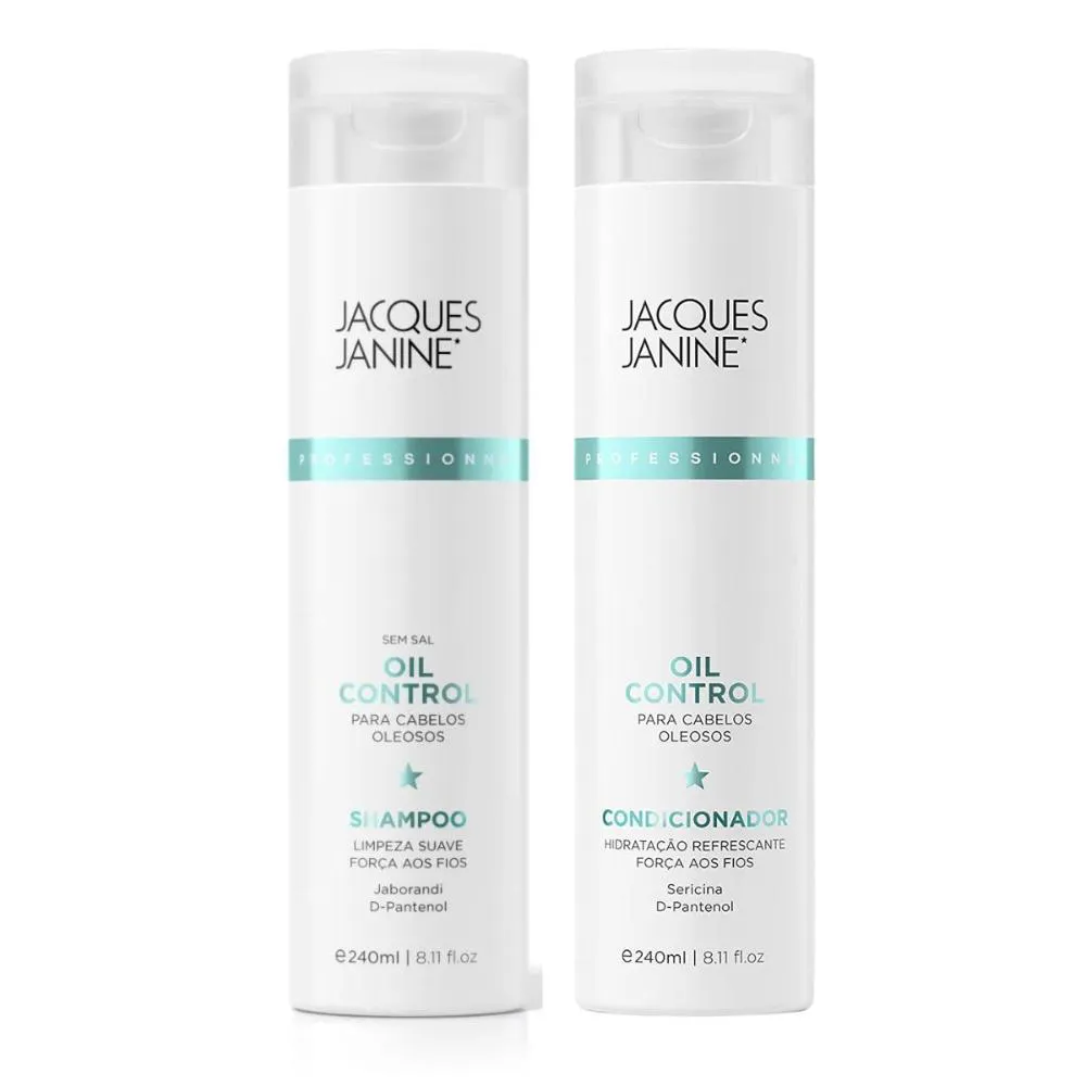 SHAMPOO + CONDICIONADOR JACQUES JANINE OIL CONTROL 240ML