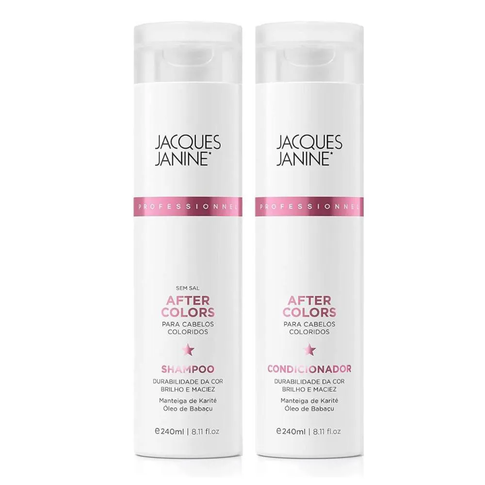 SHAMPOO + CONDICIONADOR JACQUES JANINE AFTER COLORS 240ML