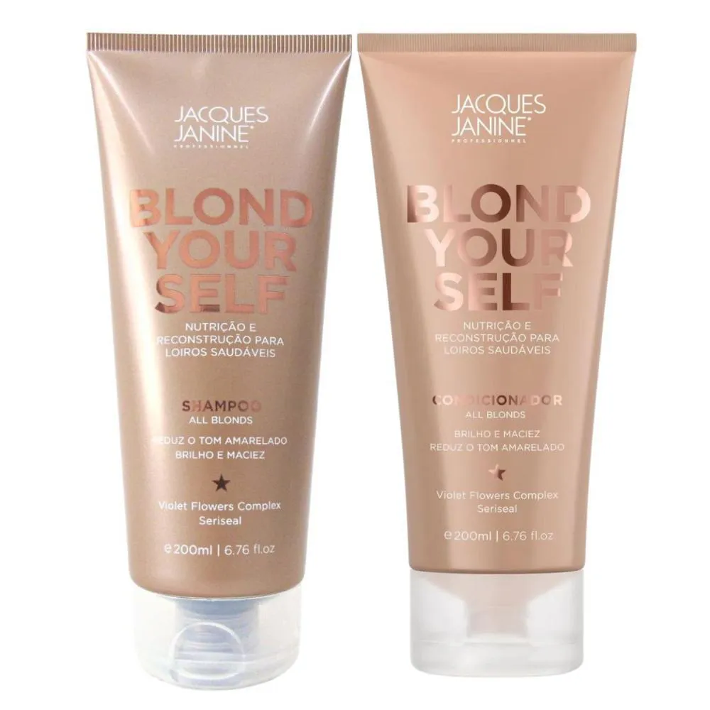 SHAMPOO + CONDICIONADOR JACQUES JANINE BLOND YOUR SELF 200ML