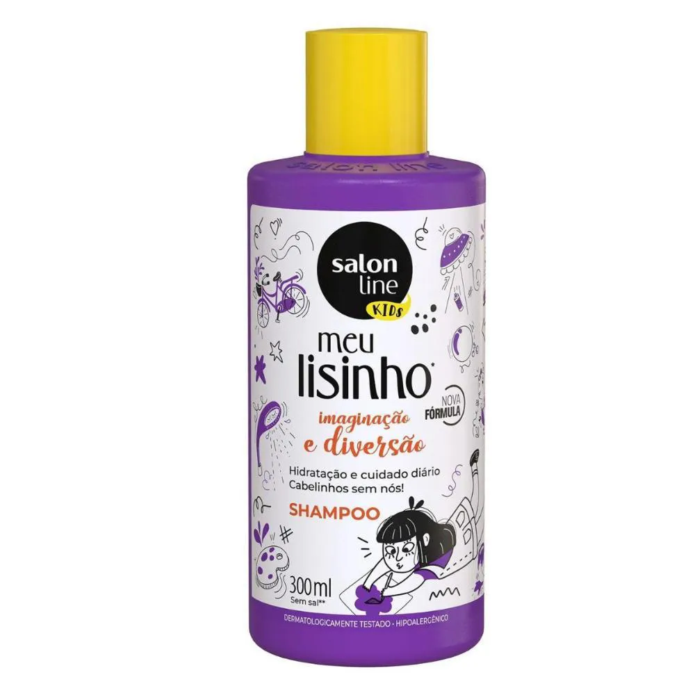 SHAMPOO SALON LINE KIDS MEU LISINHO IMAGINAçãO E DIVERSãO 300ML