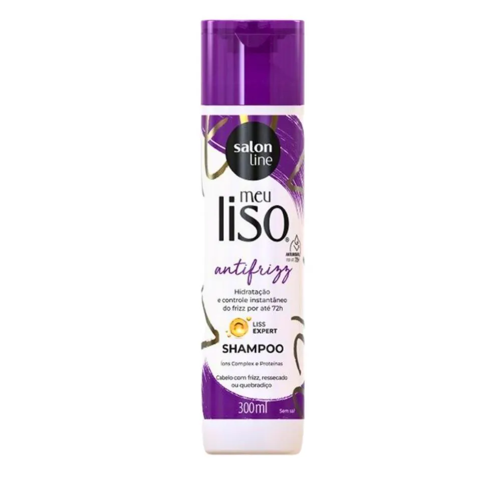 SHAMPOO SALON LINE MEU LISO ANTIFRIZZ LISS EXPERT 300ML
