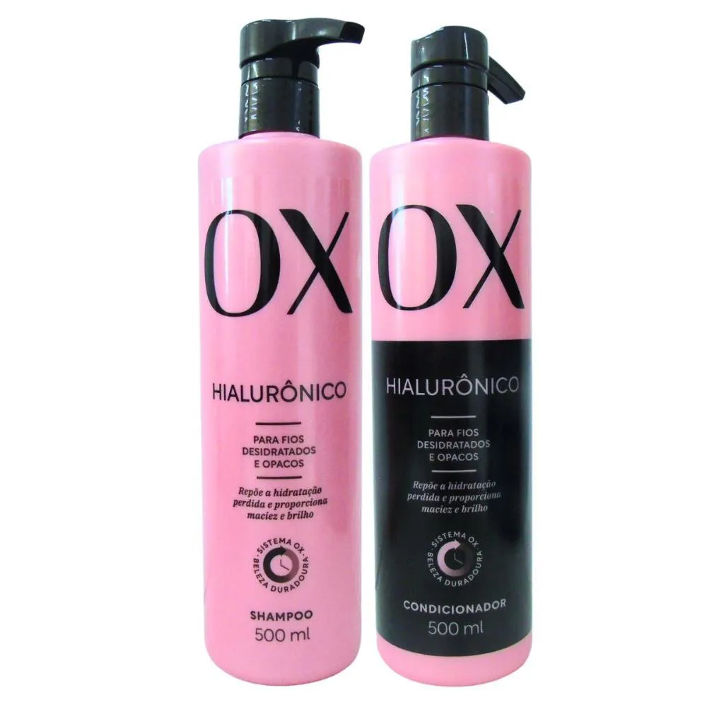 SHAMPOO + CONDICIONADOR OX HIALURôNICO 500ML