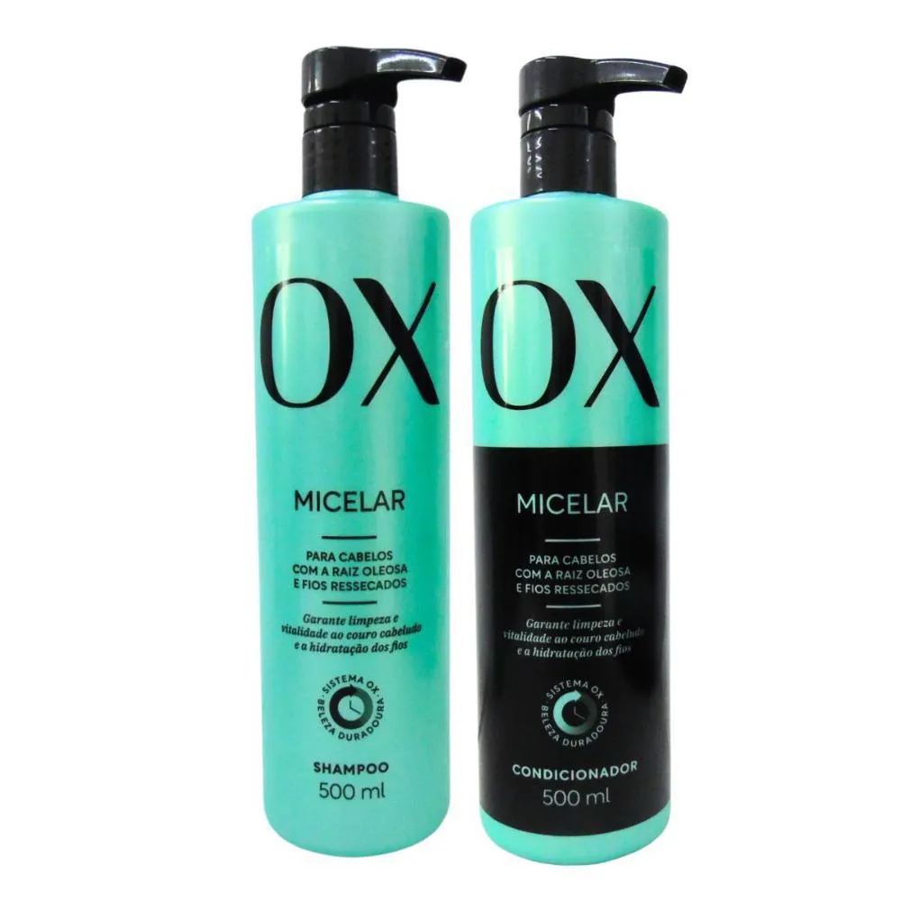 SHAMPOO + CONDICIONADOR OX MICELAR 500ML