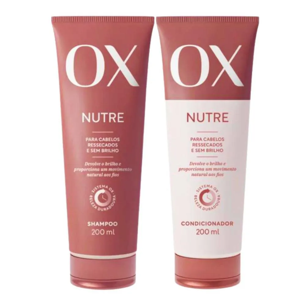 SHAMPOO + CONDICIONADOR OX NUTRE 200ML
