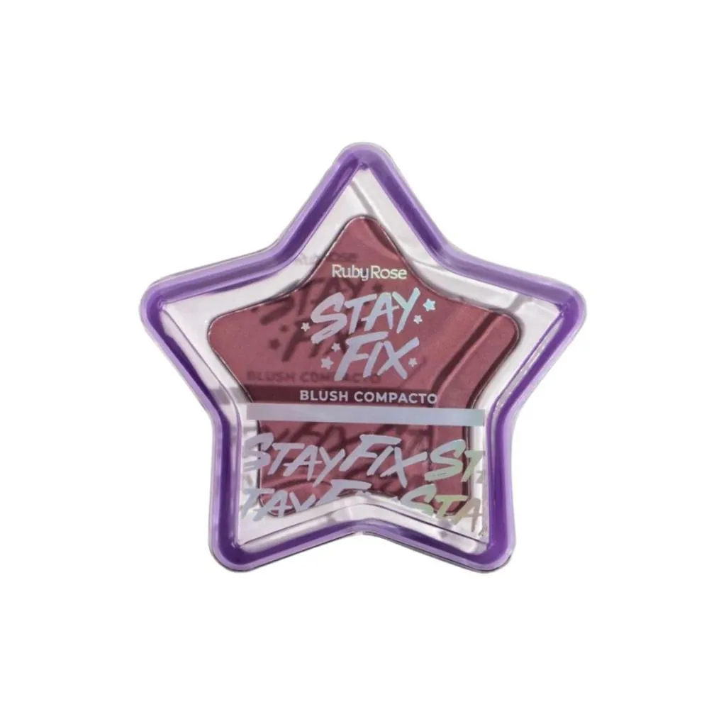 BLUSH COMPACTO RUBY ROSE STAY FIX ST60 5,3G