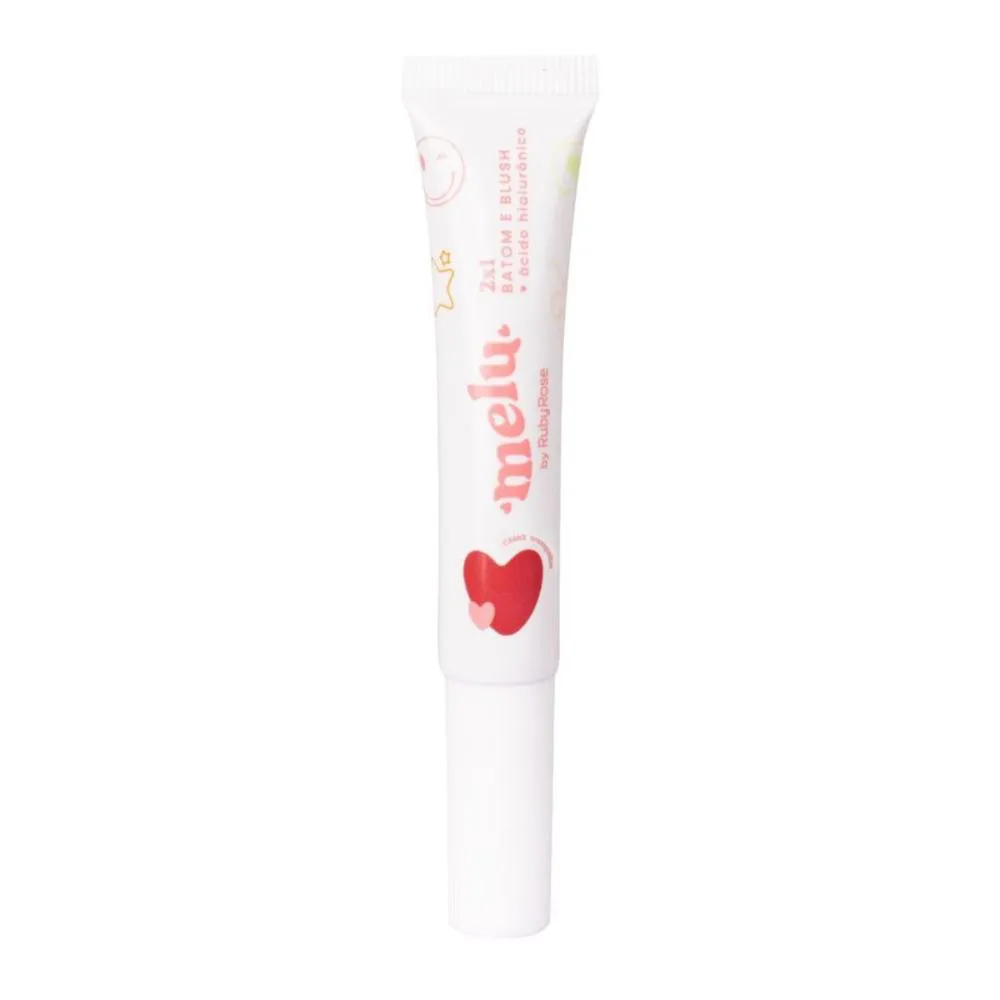 Batom E Blush Melu By Ruby Rose 2X1 Cm02 Trampolim 9,5ml
