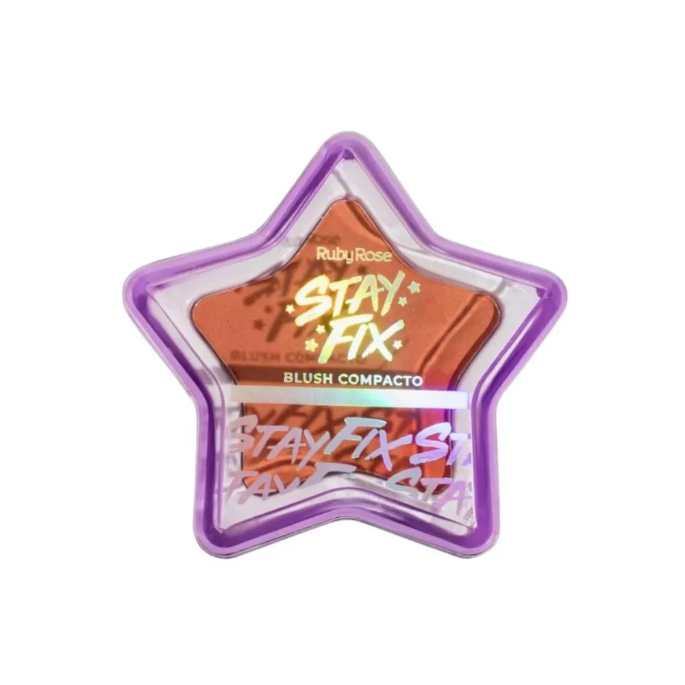 BLUSH COMPACTO RUBY ROSE STAY FIX ST40 5,3G
