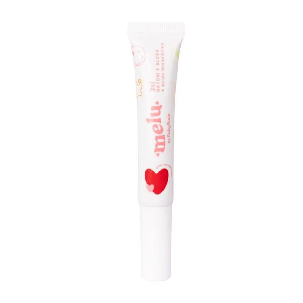 Batom E Blush Melu By Ruby Rose 2X1 Cm07 Montanha Russa 9,5ml