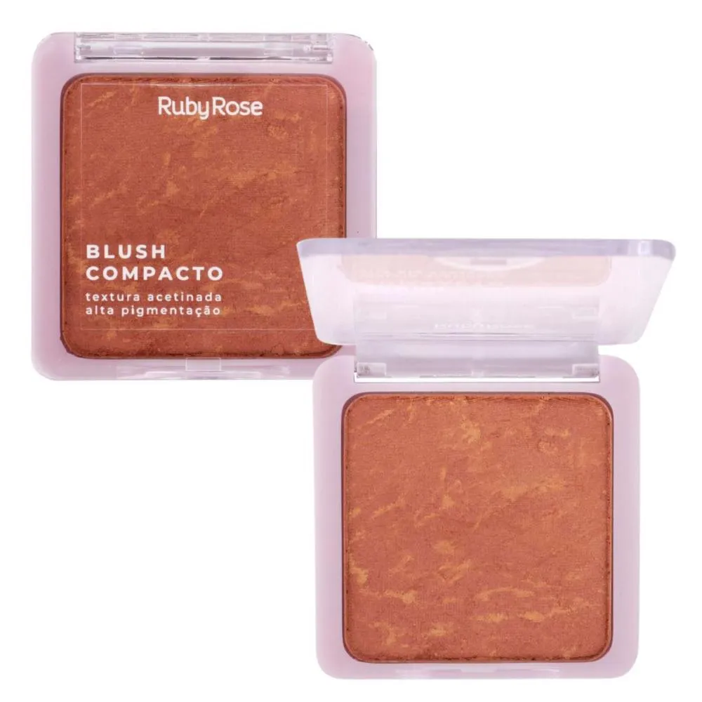 BLUSH COMPACTO RUBY ROSE BC10 ROSE PEARL 7G
