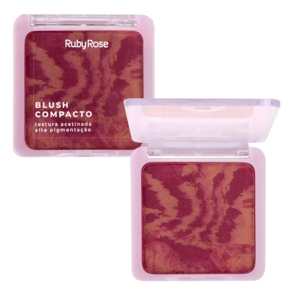 BLUSH COMPACTO RUBY ROSE BC30 ELIXIR 7G