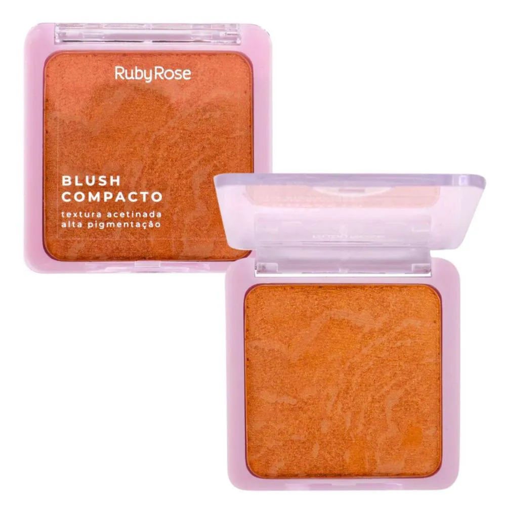BLUSH COMPACTO RUBY ROSE BC40 UNIC 7G