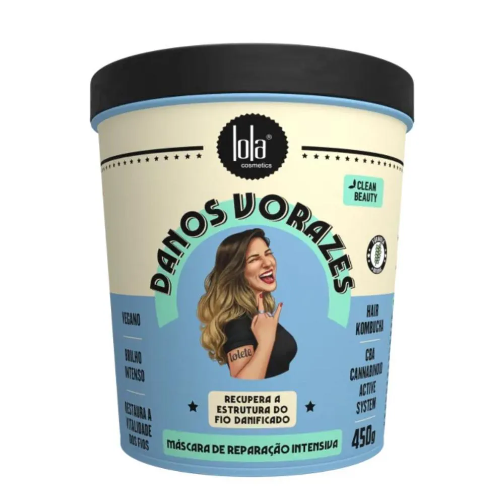 MáSCARA DE REPARAçãO INTENSIVA LOLA DANOS VORAZES 450G