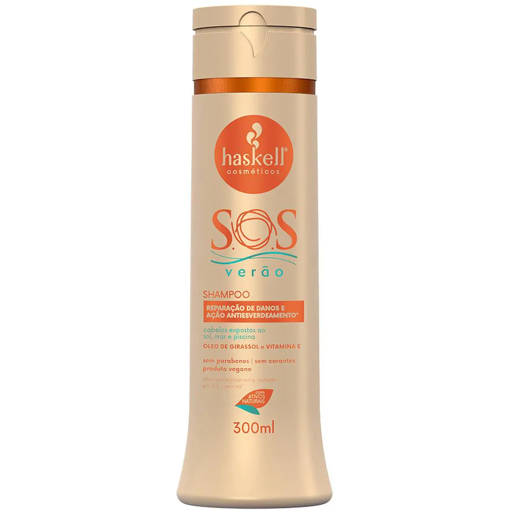 Shampoo Haskell S.O.S Verão Purificante 300ml