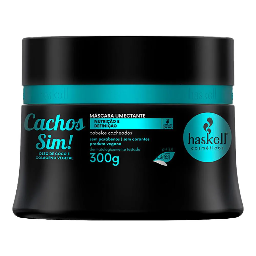 MáSCARA HASKELL CACHOS SIM 300ML