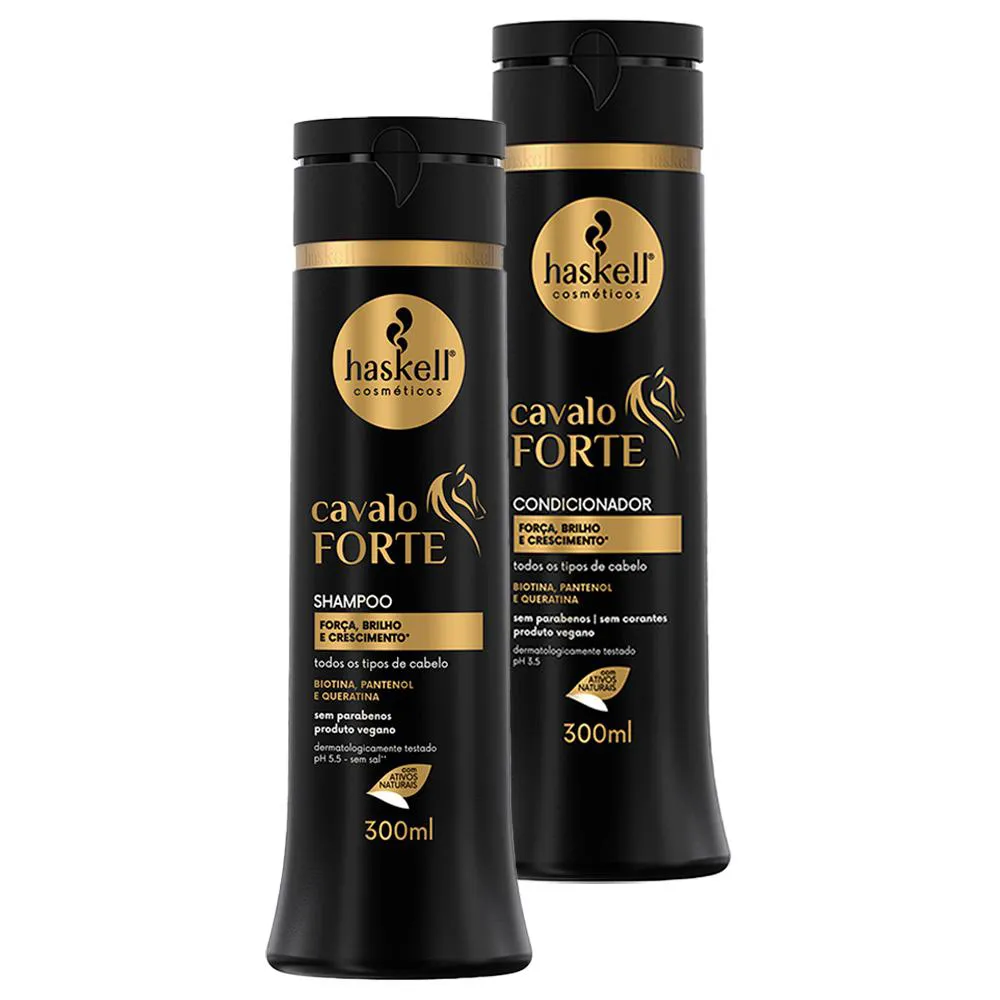 KIT HASKELL CAVALO FORTE SHAMPOO + CONDICIONADOR 300ML