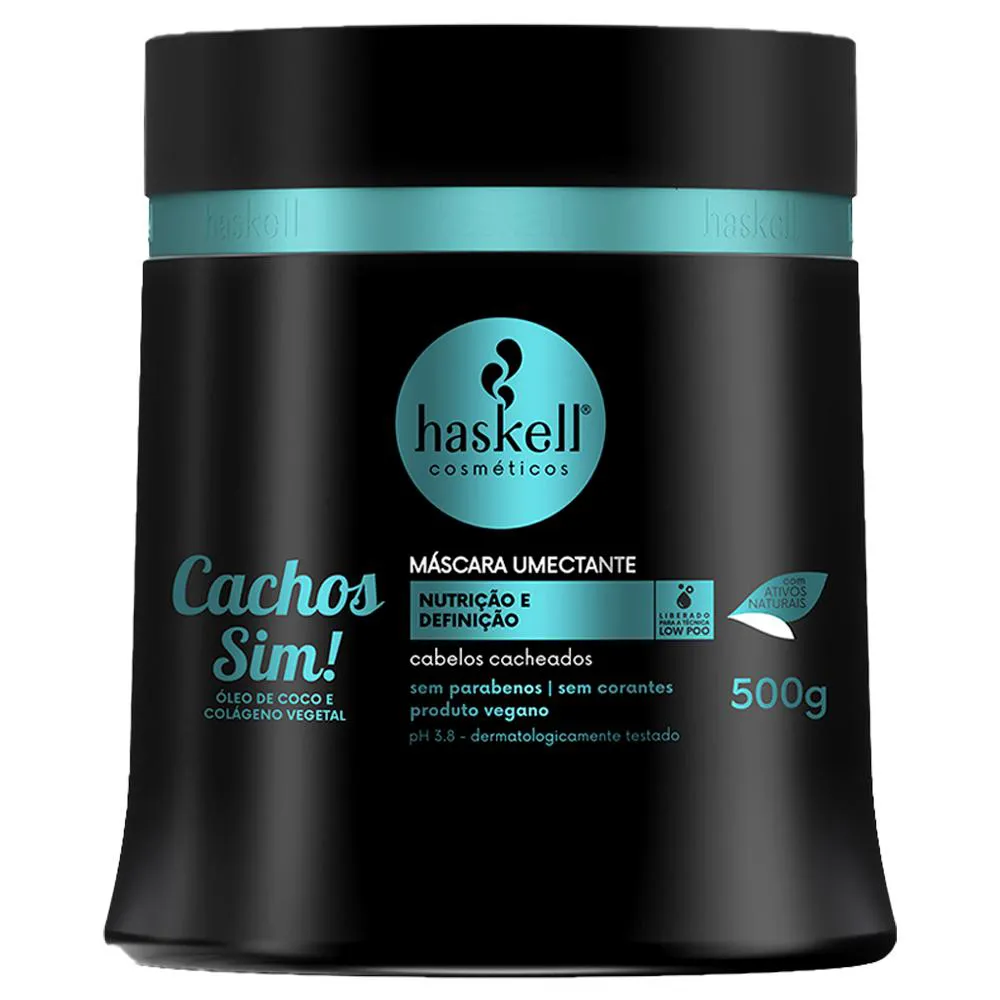 MáSCARA DE TRATAMENTO HASKELL CACHOS SIM! NUTRIçãO 500G